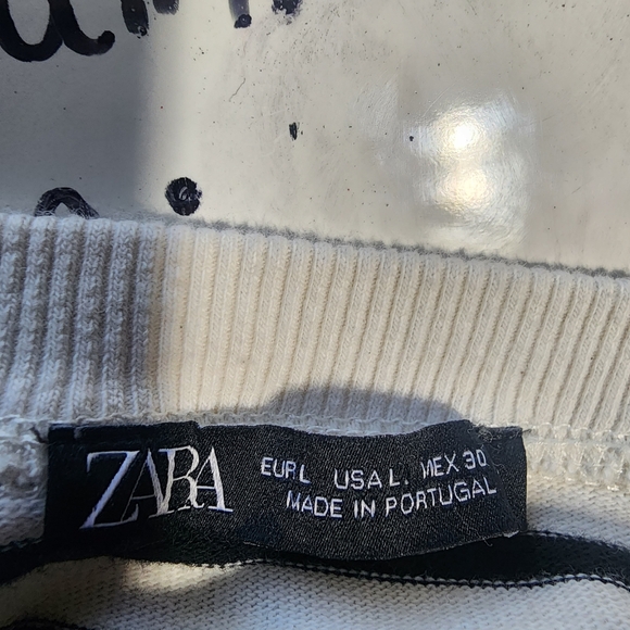 Zara Black and white striped sweater - Picture 5 of 6